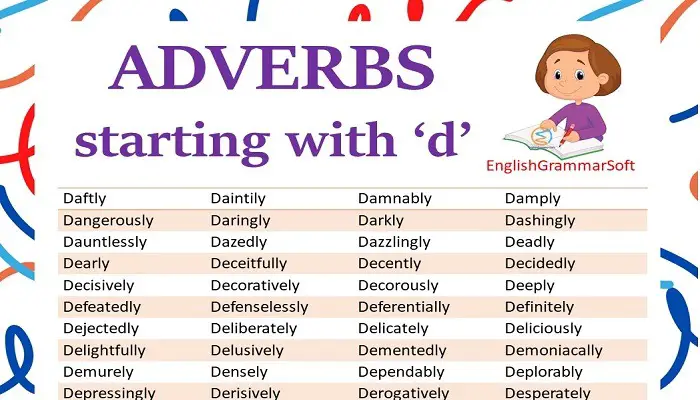 adverbs starting with d