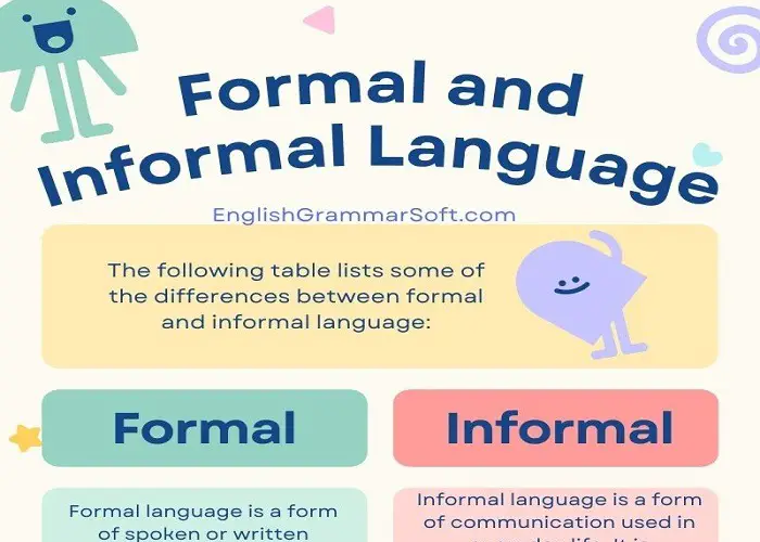 formal and informal language