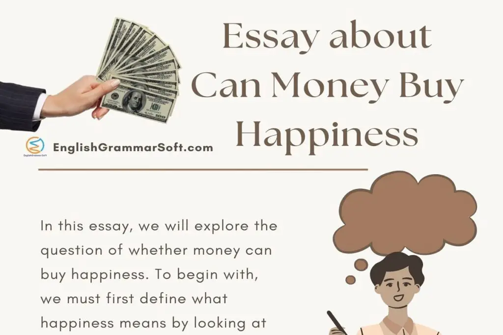 how money can buy happiness essay