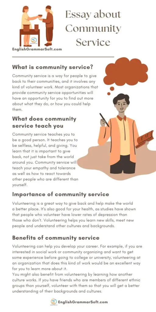 essay about how to help your community