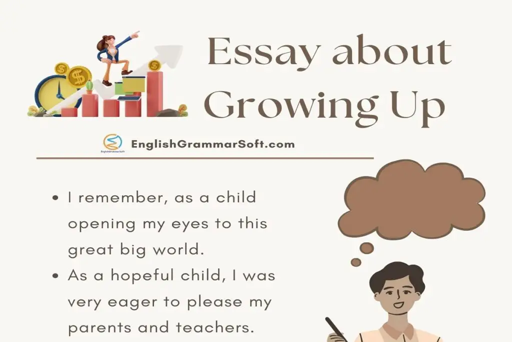 an essay about growing up