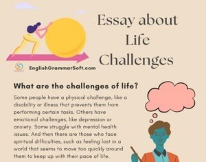 essay about challenges