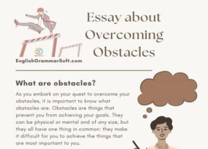 Essay about Overcoming Obstacles in Life