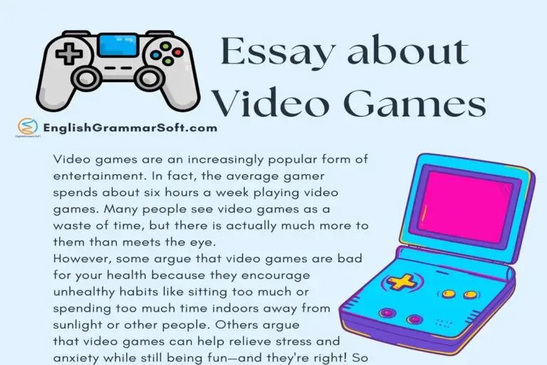 video games essay brainly