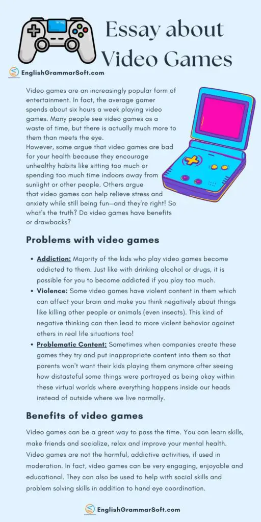 why video games are good persuasive essay