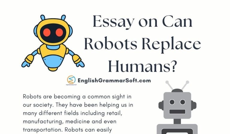 essay on robots replacing humans