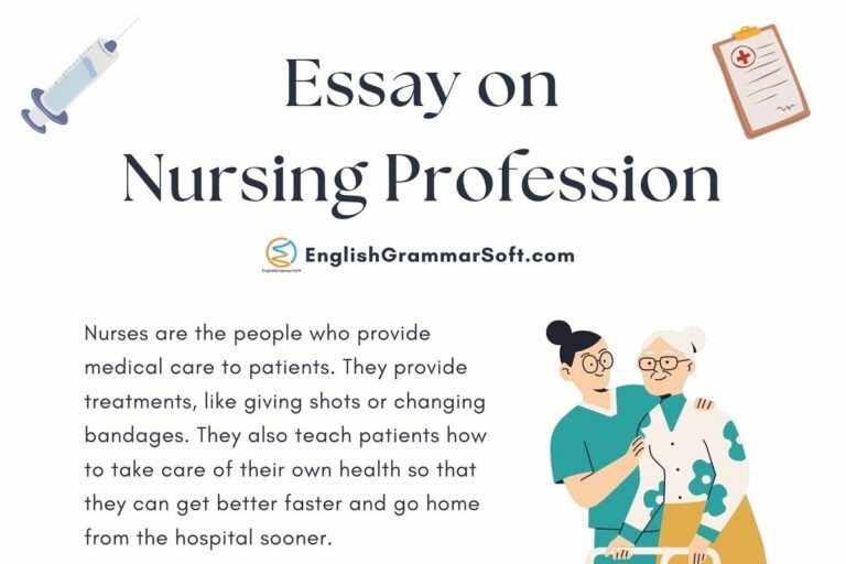 essay on nursing as a profession