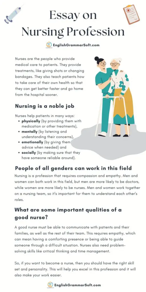 nursing as profession essay