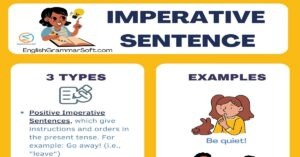 Imperative Sentences with Examples (Question Tags, Positive and Negative)