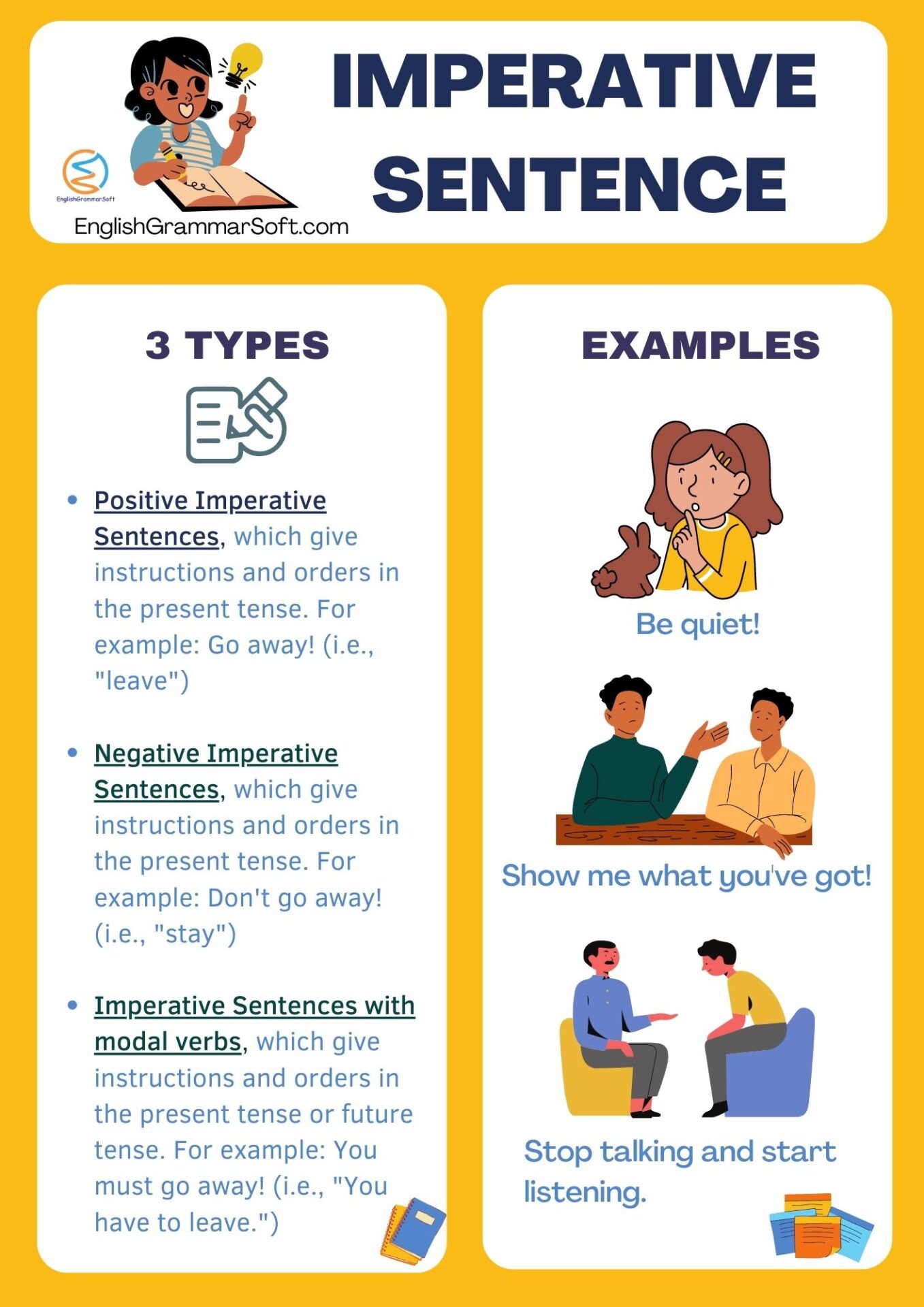 Imperative Sentences with Examples