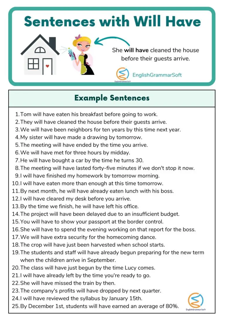 Sentences With Will