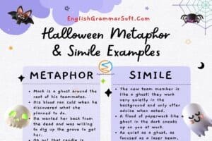 Halloween Metaphor and Similes Examples