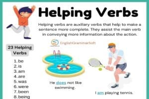 Helping Verbs (Auxiliary Verbs) in English