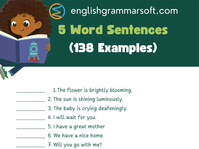 assignment word sentences