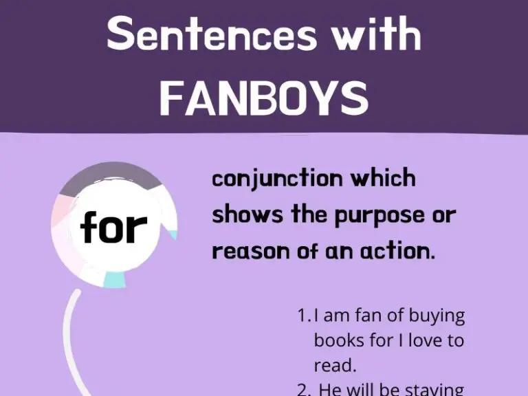 Examples of Sentences with FANBOYS - EnglishGrammarSoft