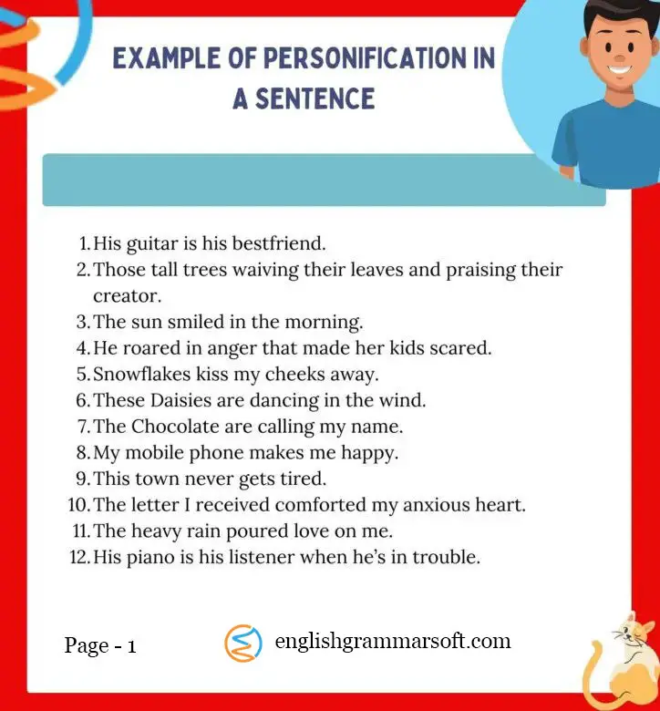Sentences with Figurative Language Page 1
