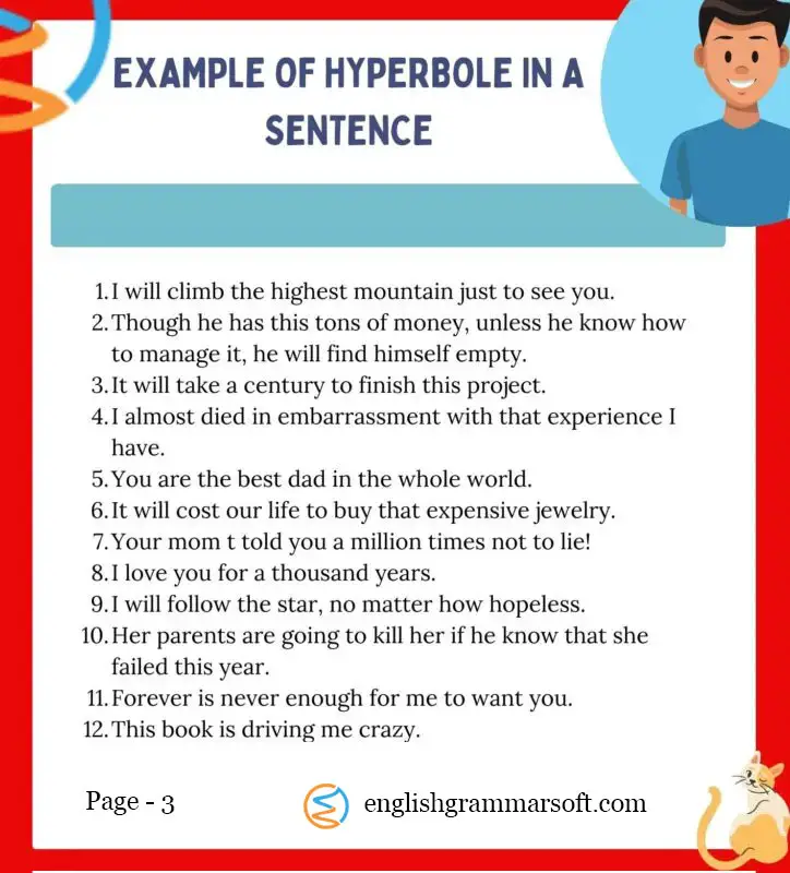 Sentences with Figurative Language Page 3