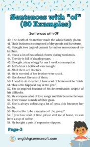 Sentences with 