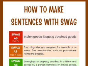 How to make Sentences with Swag – with Examples