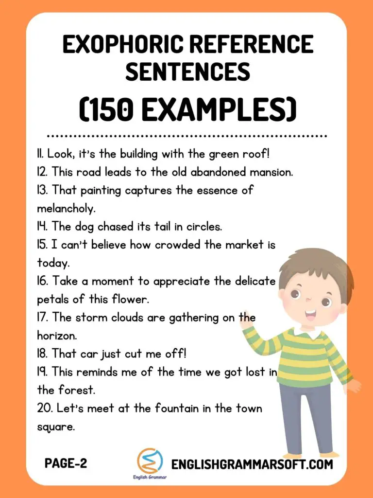 Exophoric Reference Sentences