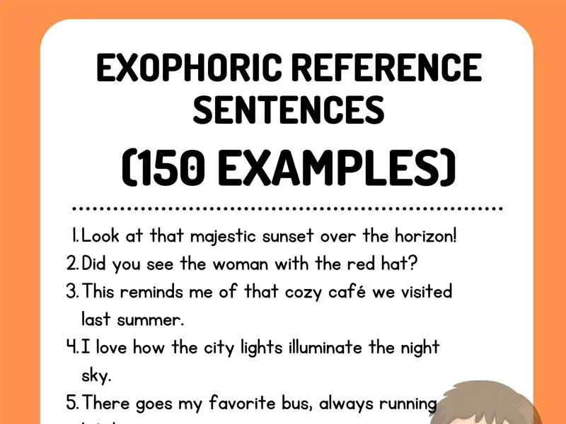 Exophoric Reference Sentences