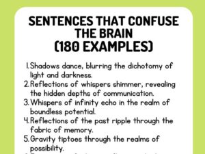 Sentences That Confuse the Brain (180 Examples)